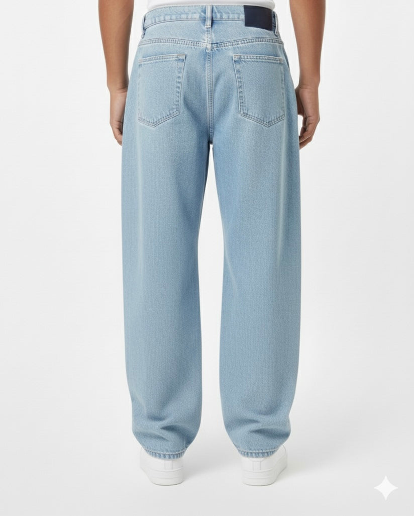 BAGGY JEANS DÉLAVÉ