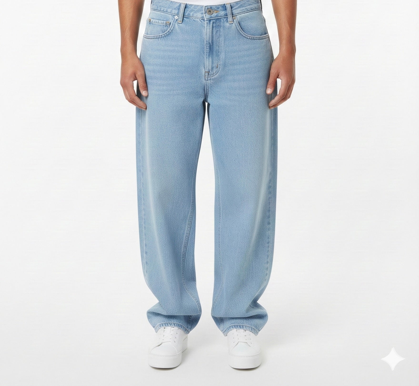 BAGGY JEANS DÉLAVÉ