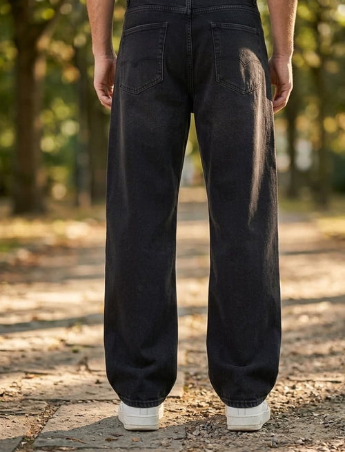 BLACK BAGGY JEANS